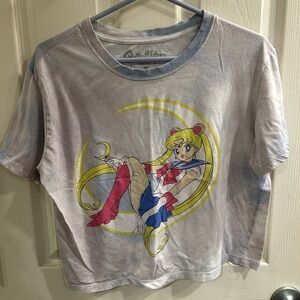 Sailor Moon Tie Dye Cropped Tee